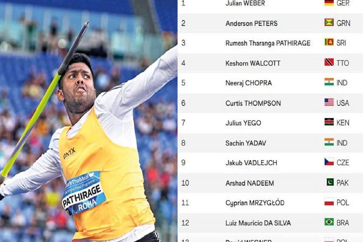 உலக தடகள தரவரிசையில் ருமேஷ் தரங்கின் அபார முன்னேற்றம் | Rumesh Impressive Rise In Athletics Rankings உலக தடகள தரவரிசையில் ருமேஷ் தரங்கின் அபார முன்னேற்றம் | Rumesh Impressive Rise In Athletics Rankings