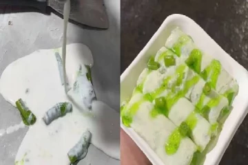 Viral Video: பச்சை மிளகாயில் ஐஸ்கிரீம் ரோல் தயாரிக்கும் வியாபாரி