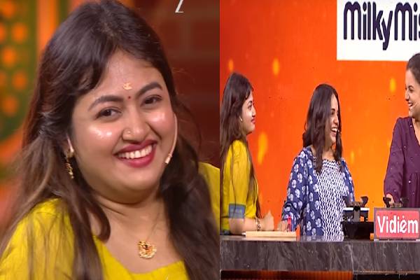 இசையும் நடனமும் ஒன்று சேர்ந்தால் சொல்லவும் வேண்டுமா? வைரலாகும் காணொளி | Samayal Express Season 2 Saindhavi Singing Video இசையும் நடனமும் ஒன்று சேர்ந்தால் சொல்லவும் வேண்டுமா? வைரலாகும் காணொளி | Samayal Express Season 2 Saindhavi Singing Video