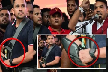 நாமலின் பேரணியில் கைத்துப்பாக்கியுடன் முன்னாள் எம்பி - வெடித்த சர்ச்சை