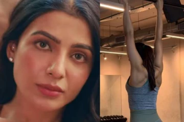 ஜிம் ஒர்க்கவுட்டிக் மிரட்டும் நடிகை சமந்தா!! வீடியோ..