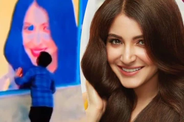 இதை மட்டும் விராட் கோலி பார்க்கணும்!! அனுஷ்கா சர்மா போஸ்டருக்கு இச் கொடுத்த குட்டி பையன்..