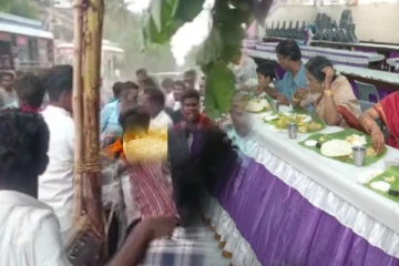 பாயாசம் எங்கேடா? களேபரமான திருமண வீடு!