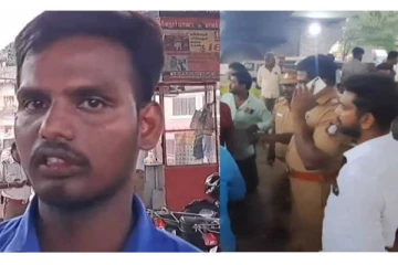 அநியாயத்தை தட்டிகேட்ட மாணவர் - அடித்து வாயை கிழித்த இன்ஸ்பெக்டர்!