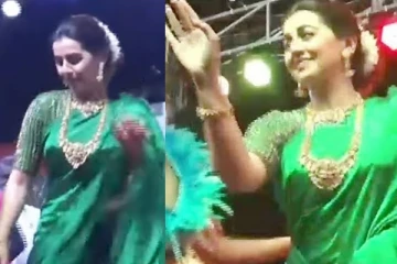 கோவில் திருவிழாவில் குத்தாட்டம் போட்ட நிக்கி கல்ராணி - வைரல் வீடியோ