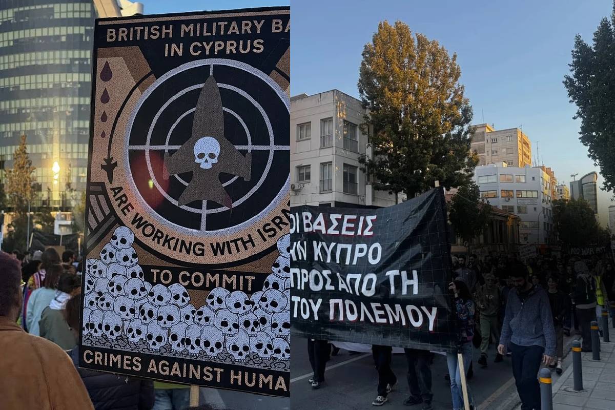 இராணுவத் தளங்களை மூடுக... வெளிநாட்டில் பிரித்தானியாவிற்கு எதிராக வெடித்த மக்கள் போராட்டம் | Cyprus Protesters British Bases