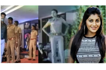 நடிகை யாஷிகா கலந்து கொண்ட பேஷன் ஷோவில் ராம்ப் வாக் செய்த போலீசார் - 5 பேர் பணியிடமாற்றம்