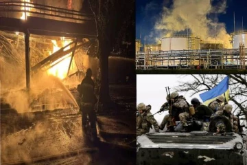 ரஷ்யாவின் திடீர் தாக்குதல்: எரிந்து நாசமாகிய உக்ரைன் பகுதி