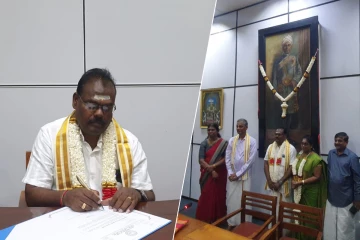 யாழ்.பல்கலைக்கழகத் துணைவேந்தராக பதவியேற்றார் பேராசிரியர் வேல்நம்பி