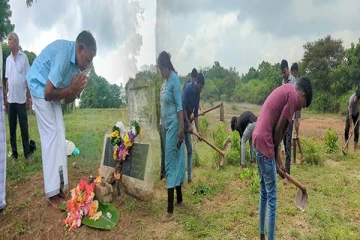 முல்லைத்தீவு - வன்னிவிளாங்குளம் மாவீரர் துயிலும் இல்ல சிரமதான பணிகள் ஆரம்பம் (Photos)