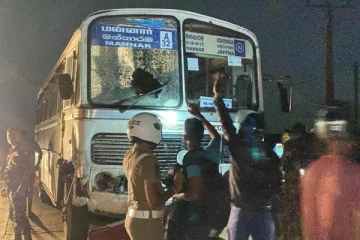 தனியார் பேருந்து சாரதியின் கவனயீனம்: பரிதாபமாக பலியான கால்நடைகள் (Photos)