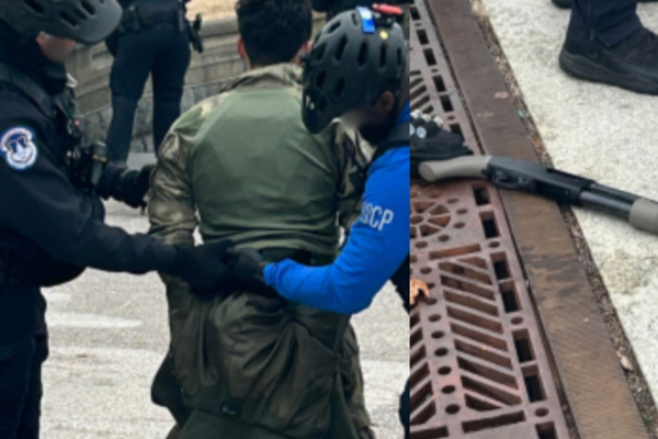 அமெரிக்கா நாடாளுமன்றத்துள் துப்பாக்கியுடன் நுழைய முயன்ற இளைஞர் | Young Man Tries To Enter Us Capitol With Gun