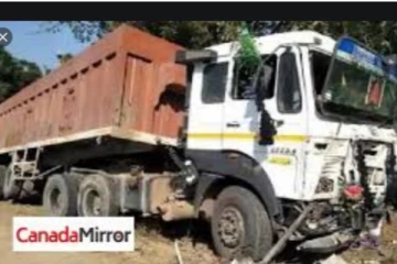 நடைபாதையில் உறங்கிக் கொண்டிருந்தோர் மீது மோதிய லொறி; 13 பேர் பரிதாப பலி