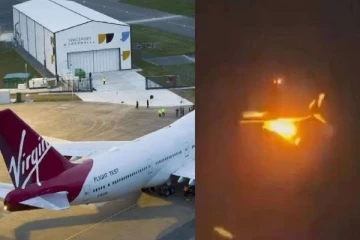 நடுவானில் 67 பேர்..திடீரென தீப்பற்றி எரிந்த விமானம் - பயணிகளின் நிலை என்ன?