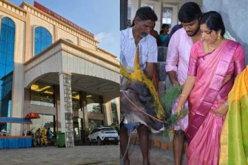 படு பிரம்மாண்டமான திருமண மண்டபத்தை கட்டியுள்ள எதிர்நீச்சல் சீரியல் நடிகை... புகைப்படங்கள் இதோ, வாழ்த்தும் ரசிகர்கள்