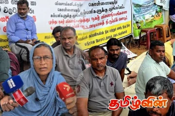 37 ஆவது நாளாகவும் சத்தியாக் கிரகப் போராட்டத்தில் ஈடுபடும் முத்துநகர் விவசாயிகள்