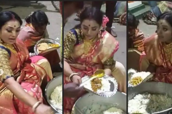 ‘’அந்த மனசுதான் சார் கடவுள் ‘’ - திருமணத்தில் மீதமான உணவை ஏழைகளுக்கு கொடுத்த பெண் - தமிழ்நாடு