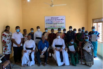 யாழ் ஆயர் இல்லத்துக்கு சொந்தமான காணிகள் மக்களுக்கு பகிர்ந்தளிப்பு!