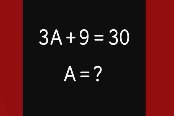 Brain Teaser Maths: இதில் “A“ இன் பெறும்மானத்தை கண்டுபிடித்தால் நீங்கள் புத்திசாலி முடியுமா? | Brain Teaser Can You Solve This Quation Iq Test