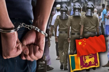 இலங்கையில் அதிரடியாக சீன பிரஜைகள் உட்பட எட்டு பேர் கைது