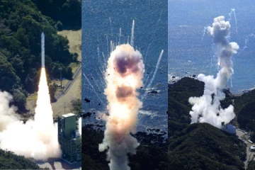 ஏவப்பட்ட சில நொடிகளில் வெடித்த ஜப்பானின் முதல் தனியார் செயற்கைக்கோள்., காணொளி உள்ளே