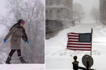 73 செ.மீ வரை குவிந்துள்ள பனி! அமெரிக்காவில் கடும் பனிப்பொழிவு
