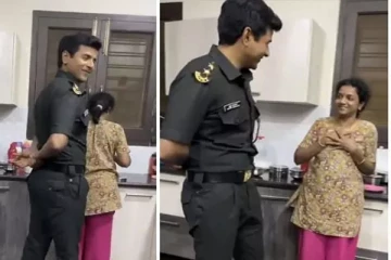 அமரன் கெட்டப்பில் மனைவிக்கு சர்ப்ரைஸ்... சிவகார்த்திகேயன் வெளியிட்ட காணொளி