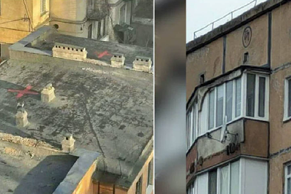 கட்டிடங்களில் அடையாளம் போட்டு தாக்கும் ரஷ்யா படைகள் - பீதியில் பொதுமக்கள் | Russia Ukraine Crisis Symbols Ukraine Building