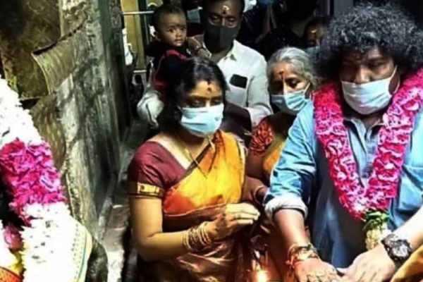 வராகி அம்மனுக்கு கோயில் கட்டி கும்பாபிஷேகம் நடத்திய யோகி பாபு! வைரலாகும் புகைப்படங்கள் | Yogi Babu Built A New Temple And Held Kumbab