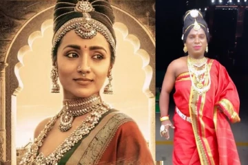 த்ரிஷா ரசிகர்கள் மன்னிச்சிடுங்க.. குந்தவை கெட்டப்பில் நாஞ்சில் விஜயன் அட்ராசிட்டி