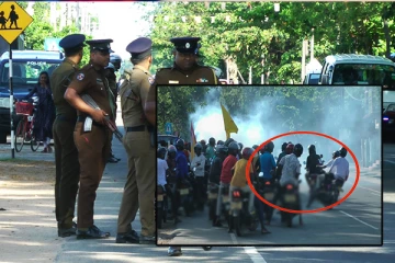 பொலிஸார் முன்னிலையில் பொது மக்களை அச்சுறுத்திய பிள்ளையான் கும்பல்