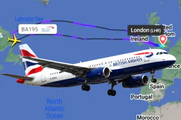 9 மணிநேரத்தில் லண்டனுக்கே திரும்பி வந்த பிரிட்டிஷ் ஏர்வேஸ் விமானம்
