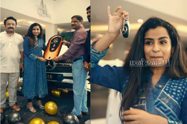 சொகுசு கார் வாங்கிய சிவாங்கி... விலை எத்தனை கோடின்னு தெரியுமா? | Super Singer Sivaangi Buys Mercedes Benz Video