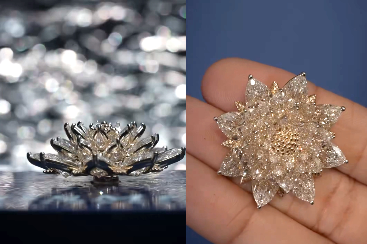 Diamond Lotus Cosmic bloom