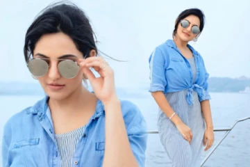 கப்பலில் நின்று போஸ் கொடுத்த நடிகை அதுல்யா ரவி.. லேட்டஸ்ட் போட்டோஷூட்