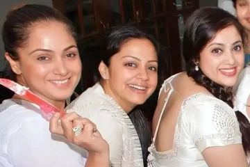 மீனாவுடன் சேர்ந்து தேவதையாய் ஜொலிக்கும் ஜோதிகா, சிம்ரன்! உச்சக்கட்ட கொண்டாட்டத்தில் நடிகைகள்