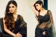 கருப்பு தான் எனக்கு பிடித்த கலரு என கருப்பு நிற புடவையில் மௌனி ராய் எடுத்த போட்டோஸ்...