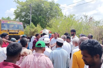 வவுனியா, சூடுவெந்தபுலவு, மினாநகர் மக்கள் கவனயீர்ப்பு