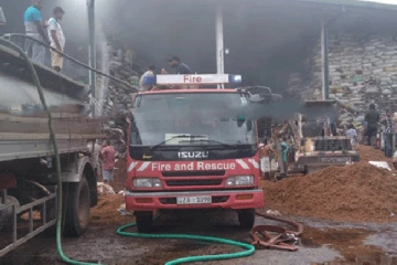 நார் தொழிற்சாலையில் தீ பரவல் ; பல கோடி ரூபா நஷ்டம்