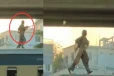 ரயில் மேலே ஓடி சாகசம் காட்டிய சிறுமி!நகைச்சுவை காணொளி
