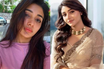 டிரான்ஸ்பெரண்ட் சேலையில் ஜெயிலர் பட நடிகை மிர்ணா!! ரசிக்கும் ரசிகர்கள்..