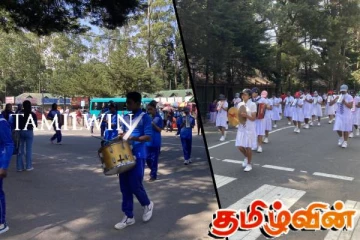 நுவரெலியாவில் வசந்தகால பேண்ட் வாத்திய அணிவகுப்பு ஒத்திகை..!