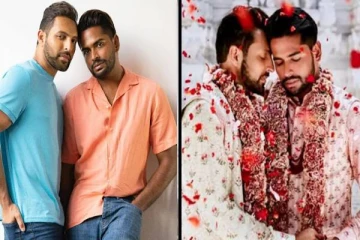 ஓரினச்சேர்க்கை தம்பதியினர்- முதல் குழந்தையை எதிர்பார்ப்பதாக அறிவிப்பு! ட்ரெண்டாகும் வீடியோ காட்சி