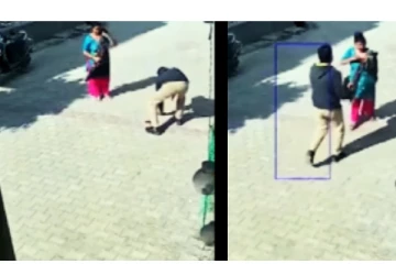 பட்டப்பகலில் பெண்ணிடம் செயின் பறித்த கொள்ளையன் - வைரலாகும் சிசிடிவி வீடியோ..!