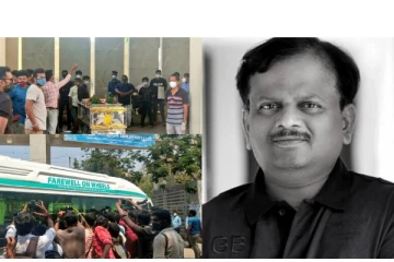 உடனடியாக மயானத்திற்கு கொண்டு சென்று தகனம் செய்யப்பட்ட கே.வி. ஆனந்த் உடல்! என்ன காரணம் தெரியுமா?