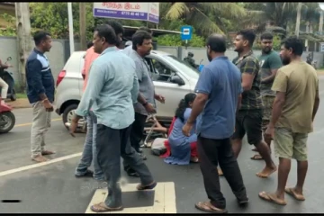 வீதியில் சென்று கொண்டிருந்த பெண்ணுக்கு நேர்ந்த அசம்பாவிதம் ; விசாரணைகள் தீவிரம்