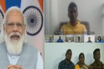 பாரா ஒலிம்பிக்கில் தேசிய கொடியை ஏந்தும் முதல் தமிழக வீரர்- பிரதமர் மோடி வீடியோவில் வாழ்த்து