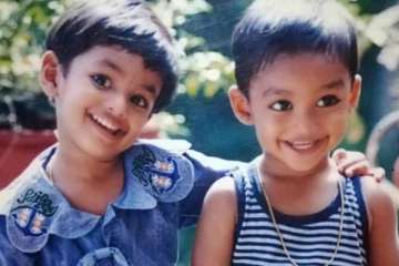 இந்த போட்டோவில் குழந்தையாக இருக்கும் இளம் ஹீரோயின் யார் தெரியுமா?