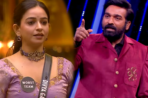 Bigg Boss: கொடுத்த வேலையை பார்க்க வக்கில்ல.... நான் உங்ககிட்ட பேசலை! திவ்யாவை கிளித்தெடுத்த விஜய்சேதுபதி | Bigg Boss 9 Vijaysethupathi Scold Divya