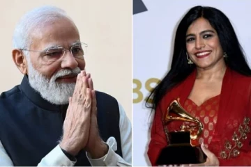 பிரபல பாடகியுடன் இணைந்து பாடல் எழுதிய பிரதமர் மோடி - வைரலாகும் பாடல்!